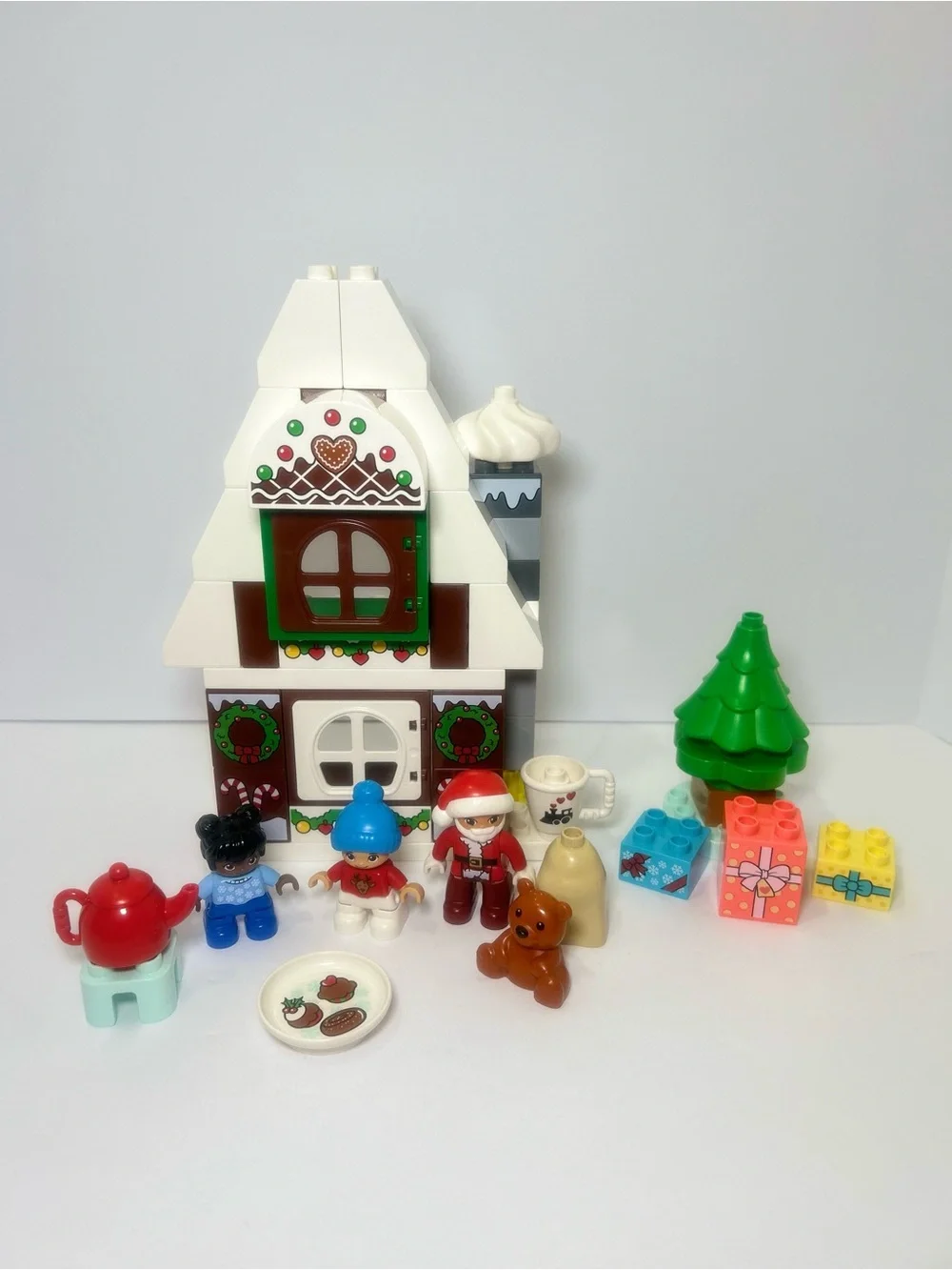 Lego Duplo Santas Gingerbread House 10976 Christmas Holiday Set W/ Box Complete